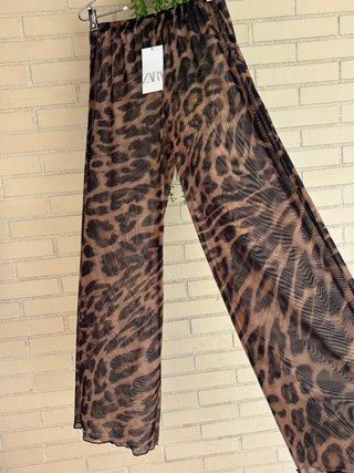 Conjunto Top Lencero y Pantalón Zara Talla S