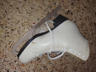 Pattini da ghiaccio Risport Laser bianco