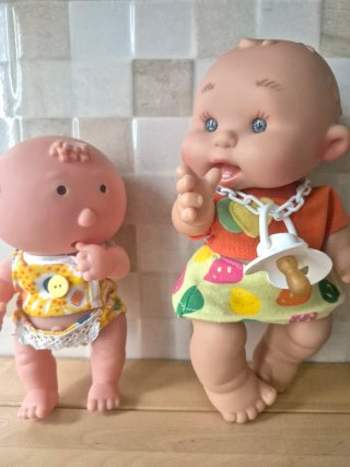 2 Bebés Pelones Juguetes