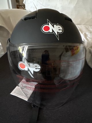 Casco integrale moto ONE nero