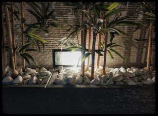 Plantas de bambú artificiales decorativas