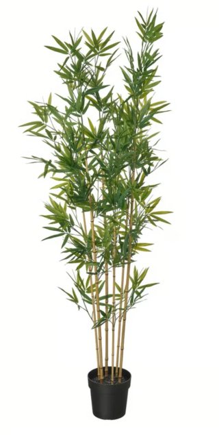 Plantas de bambú artificiales decorativas