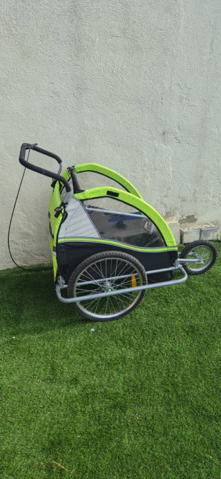 Remolque para dos niños