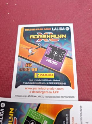 Carta Panini Adrenalyn Premium Autógrafo Radu