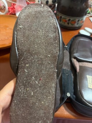 Zapatillas de casa hombre piel talla 40
