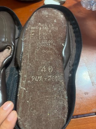 Zapatillas de casa hombre piel talla 40