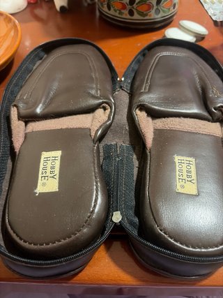 Zapatillas de casa hombre piel talla 40