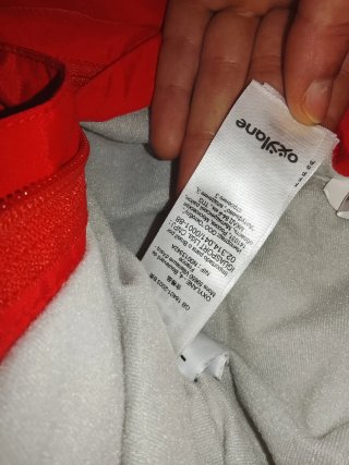 Pantalones de esquí rojos con cremalleras