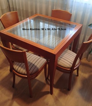 Muebles modulares de salón madera y cristal