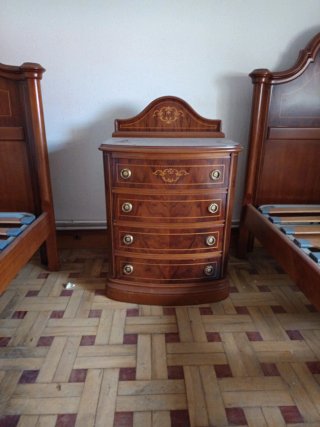 Estructura cama individual madera