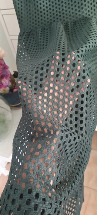 Vestido H&M Negro Malla