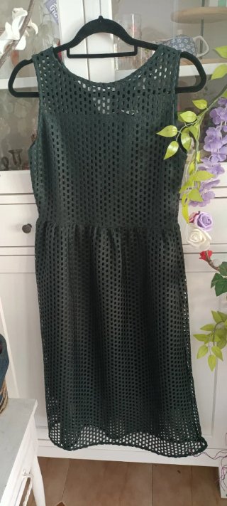 Vestido H&M Negro Malla