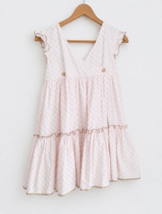 Vestido Lolittos rosa con lazo