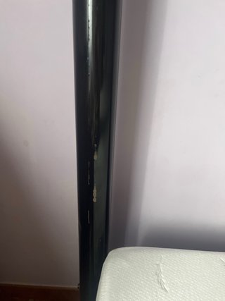 Litera Matrimonio 1.35m Estructura Negra