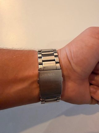 Reloj Diesel Negro y Plateado
