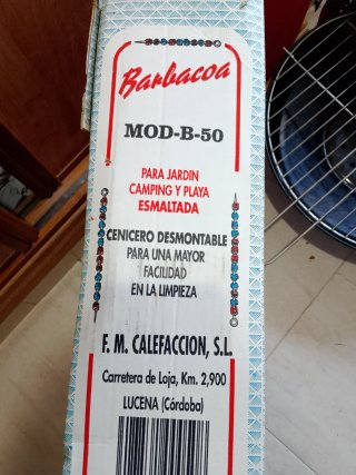 Barbacoa portátil 50 cm