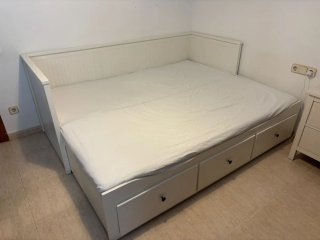 Cama Diván Blanca Ikea Hemnes