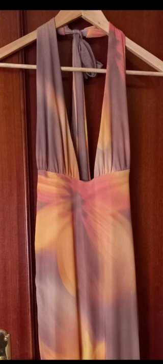 Vestido Halter Zara Floral