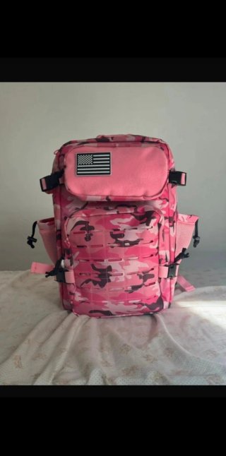 Mochila Táctica 25L Camuflaje Rosa