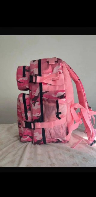 Mochila Táctica 25L Camuflaje Rosa