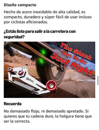 Herramienta ajuste cadena moto BPA-RACING