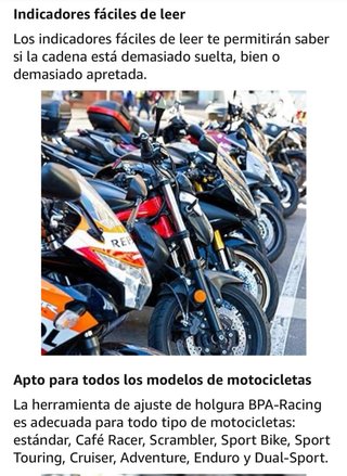 Herramienta ajuste cadena moto BPA-RACING