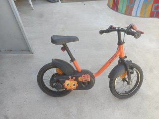 Bicicleta infantil Btwin naranja