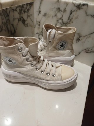 Converse Beige/Blanco Talla 36/5