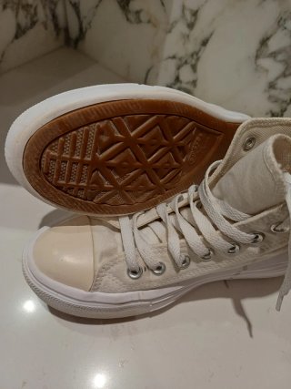 Converse Beige/Blanco Talla 36/5