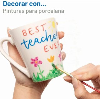 Pack 3 Tazas Porcelana