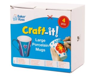 Pack 3 Tazas Porcelana