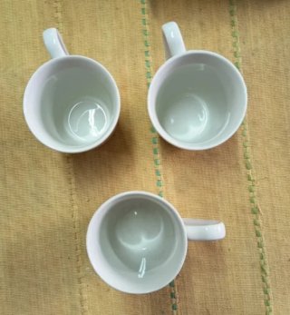 Pack 3 Tazas Porcelana
