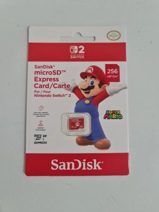 Tarjeta microSD SanDisk 256GB Switch 2 NUEVA