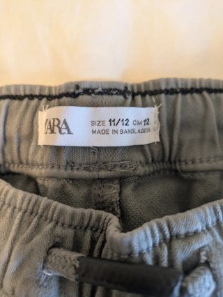 2 Pantalones Cargo Zara Niño Talla 11-12