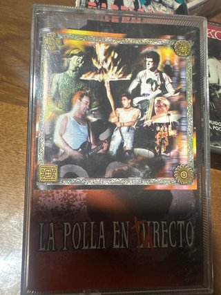 Cassette La Polla en Directo Punk Rock