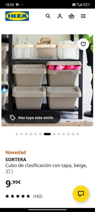 Cajas de Almacenaje Ikea Blancas