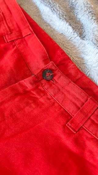 Pantalones Burberry Rojos