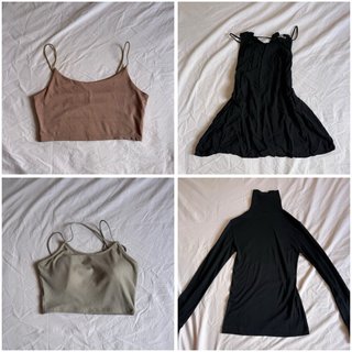 Lote 20 tops varios colores y tallas