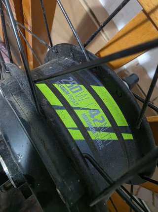 Rueda Eléctrica Ebike 27.5 trasera poco uso