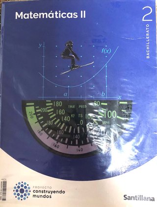 Libro Matemáticas II 2º Bachillerato