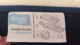 Colchón cuna Ecus Care Cotmattress