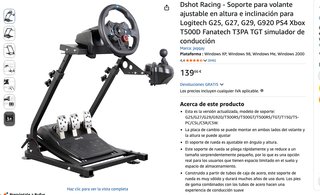 Thrustmaster T150 Pro + Soporte Dshot Racing