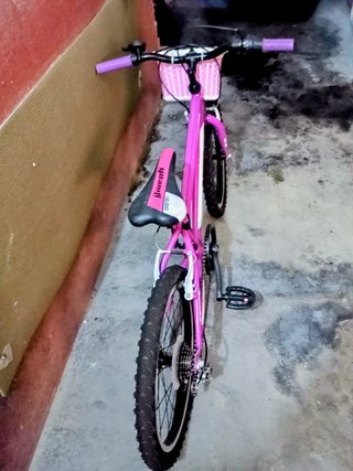 Bicicleta Niña Rosa Casi Sin Usar
