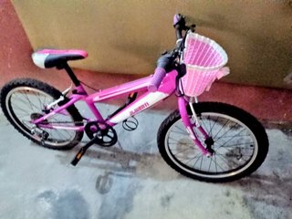 Bicicleta Niña Rosa Casi Sin Usar