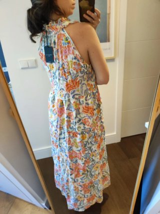 Vestido Cortefiel floral talla M