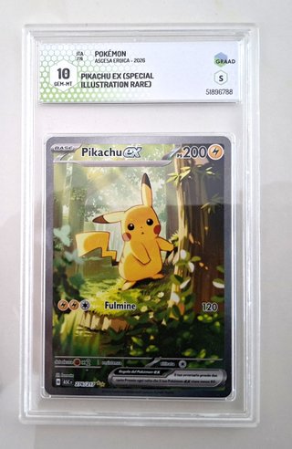 POKÉMON CARTA PIKACHU EX ASCESA EROICA 2026