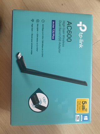 TP-Link Archer T2U Plus AC600 Adaptador USB WiFi