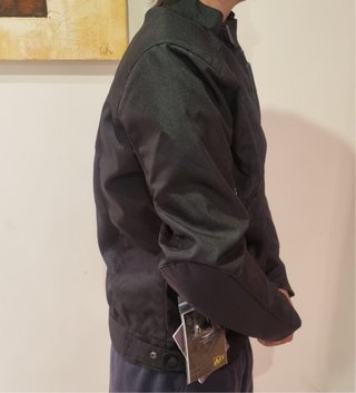 Chaqueta Motorista de verano Garibaldi Negra.