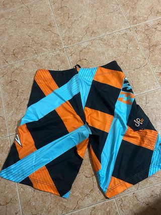 Bañador Billabong Naranja y Azul