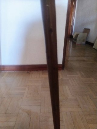 Mesa redonda vintage madera